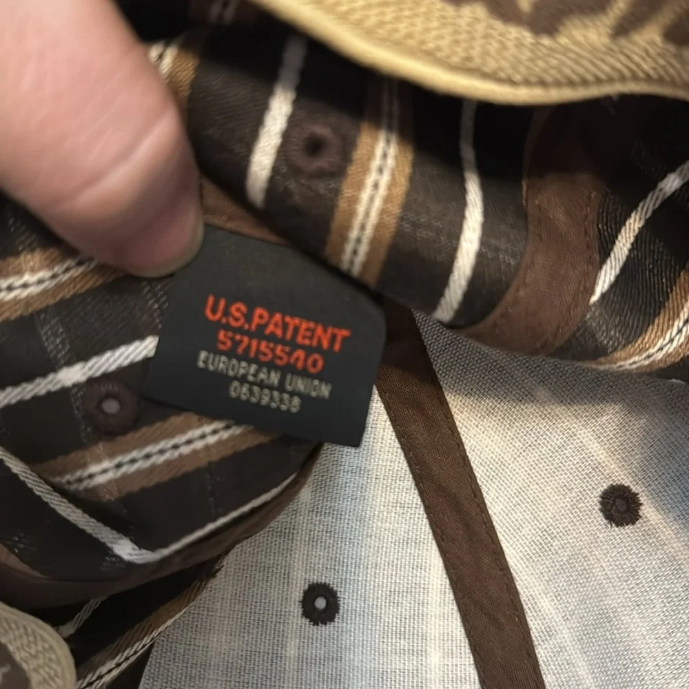 Hurley Black and Brown Plaid Hat - Picture 6 of 6